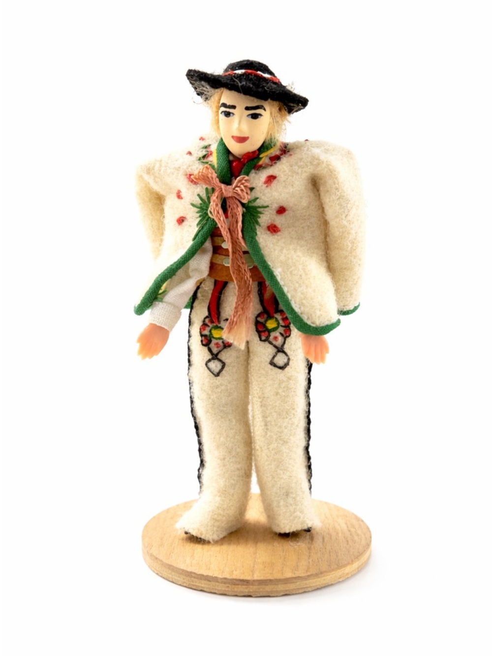 Vintage Polish Folk Doll Cepelia Krakow Handmade Lalki Regionalne 5”